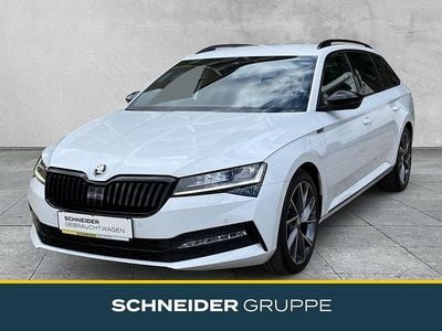 Gebraucht Skoda Superb SportLine 150 PS (110 kW) 2023 Moonweiß Kombi