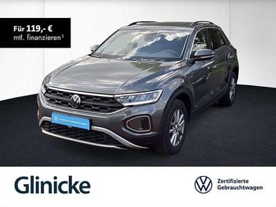 Usado VW T-Roc Life 110 HP (80 kW) 2022 Cinzento SUV