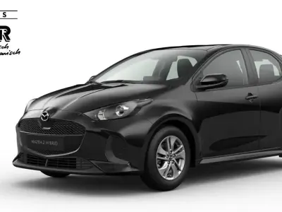 Neu Mazda 2 Prime-Line 92 PS (67 kW) 2025 Schwarz Kleinwagen