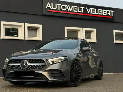 Brugt Mercedes A200 AMG line 163 HK (119 kW) 2019 Grå Hatchback