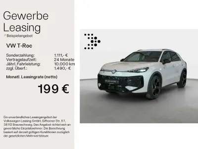 Ny VW T-Roc Cabriolet R-line 150 HK (110 kW) 2026 Hvid SUV