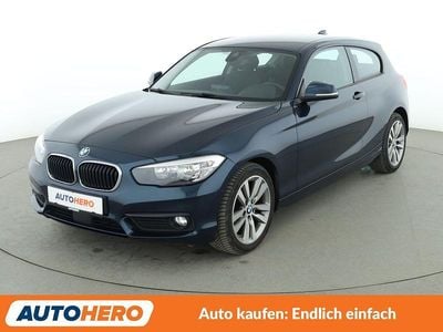 Usata BMW 118 Advantage 136 CV (100 kW) 2017 Blu Utilitaria