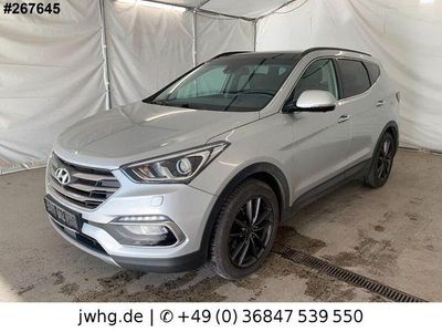 Second-hand Hyundai Santa Fe Premium 200 CP (147 kW) 2017 Argintiu SUV