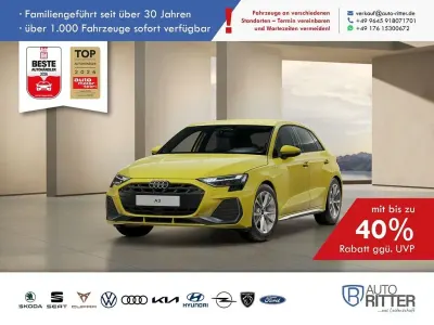 Neu Audi A3 S-Line 150 PS (110 kW) 2026 Gelb Limousine