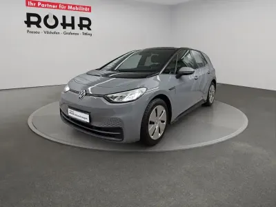Gebraucht VW ID.3 Pure 110 kW (150 PS) 2021 Mondsteingrau schwarz Kleinwagen