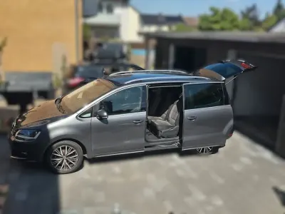 Gebraucht VW Sharan Allstar 150 PS (110 kW) 2017 Grau Van / Kleinbus