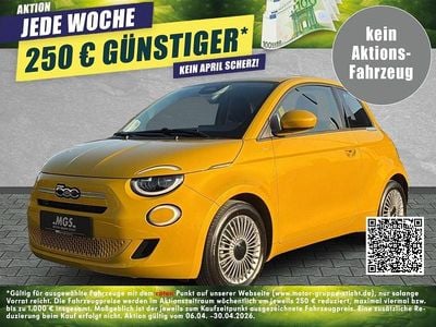 Nouă Fiat 500 65 CP (47 kW) 2026 Galben Berlinǎ