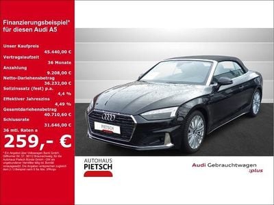 Gebraucht Audi A5 Cabriolet Advanced 204 PS (150 kW) 2024 Schwarz Cabrio