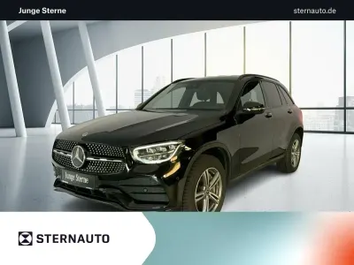 Gebraucht Mercedes GLC300e AMG 306 PS (225 kW) 2021 Unilack schwarz uni SUV