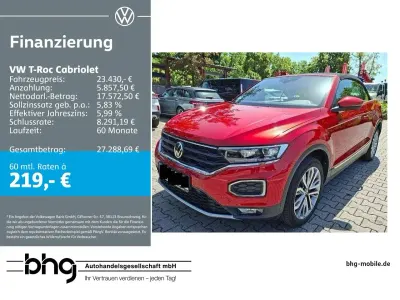 Gebraucht VW T-Roc Style 150 PS (110 kW) 2021 Kings red metallic/schwarz SUV