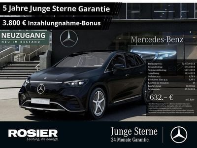 Schwarz / obsidianschwarz Gebraucht 2024 Mercedes EQE500 Premium Plus SUV | 72.977 € (Guter Preis)
