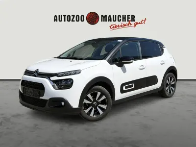 Gebraucht Citroën C3 PureTech 82 PS (60 kW) 2023 Lack weiss banquise/deckende Kleinwagen