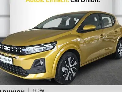 Nowe Dacia Sandero Expression 101 KM (74 kW) 2026 Żółty Sedan/Limuzyna