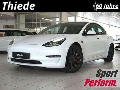 Gebraucht Tesla Model 3 Performance 377 kW (513 PS) 2021 Weiß Limousine