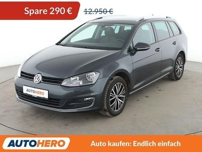 Grau Gebraucht 2016 VW Golf VII Allstar Kombi | 12.660 € (Fairer Preis)