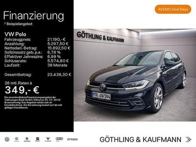 Gebraucht VW Polo Style 95 PS (69 kW) 2024 Schwarz Kleinwagen