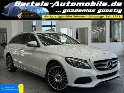 Gebraucht Mercedes C220 Avantgarde 170 PS (125 kW) 2018 Polarweiss  unilack Kombi