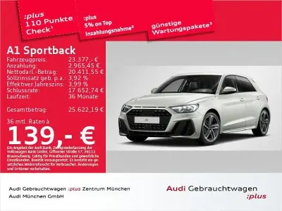 Gebraucht Audi A1 Sportback S-Line 95 PS (69 kW) 2025 Tausilber metallic Kleinwagen