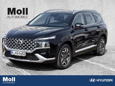 gebraucht Hyundai Santa Fe Plug-In Hybrid 4WD 1.6 T-GDI -EU6d Plug In Trend 4-WD Navi SHZ LHZ Kamera Allrad Leder LED ACC Apple CarPlay 7-Sitzer