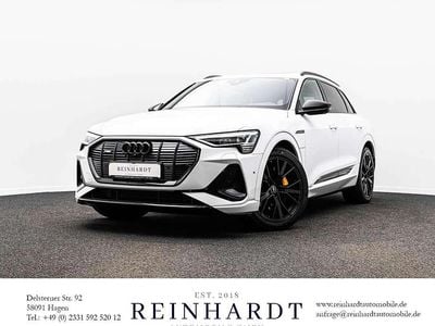 Gebraucht Audi e-tron Black Edition 300 kW (408 PS) 2022 Gletscherweiß metallic SUV