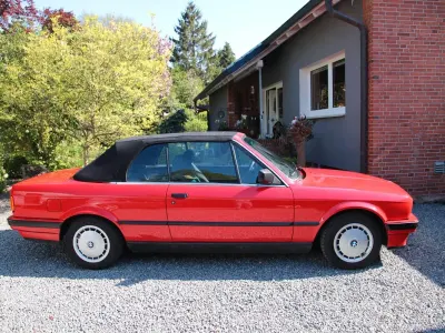 Gebraucht BMW 318 Cabriolet 116 PS (85 kW) 1991 Rot Cabrio