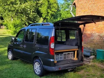 Gebraucht Fiat Doblò 84 PS (61 kW) 2007 Braun Van / Kleinbus