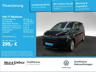 Gebraucht VW Multivan Life 150 PS (110 kW) 2024 Deep black perleffekt Van / Kleinbus