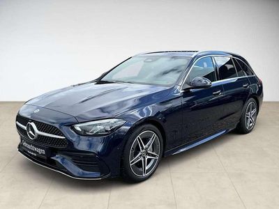 Usata Mercedes C200 AMG 204 CV (150 kW) 2022 Blu Station wagon
