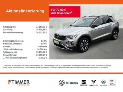 Second-hand VW T-Roc Goal 150 CP (110 kW) 2025 Argintiu SUV