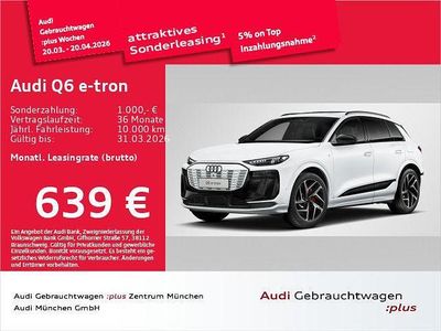 Gebraucht Audi Q6 e-tron Ambiente 284 kW (387 PS) 2025 Gletscherweiß metallic SUV