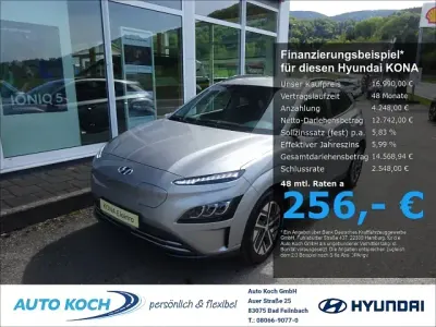 Brugt Hyundai Kona Basis 100 kW (136 HK) 2023 Sølv SUV
