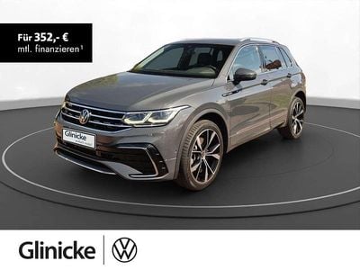 Delfingrau metallic Gebraucht 2021 VW Tiguan R-line SUV | 39.480 € (Etwas zu teuer)