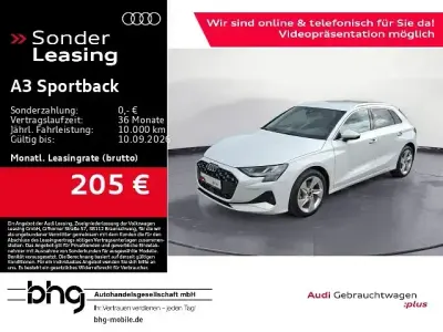 Gebraucht Audi A3 Advanced Plus 150 PS (110 kW) 2025 Gletscherweiß metallic Limousine