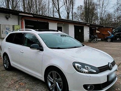 Gebraucht VW Golf VII Style 122 PS (89 kW) 2012 Weiß Kombi