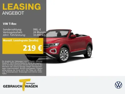 Używany VW T-Roc Cabriolet Style 150 KM (110 kW) 2025 Czerwony Kabriolet