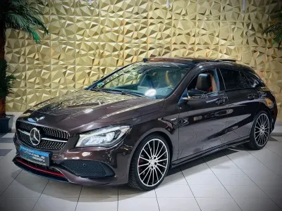 Gebraucht Mercedes CLA250e Shooting Brake AMG line 218 PS (160 kW) 2017 Braun Kombi