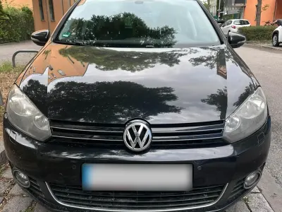 Gebraucht VW Golf VI 2011 Schwarz Kleinwagen