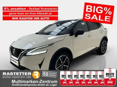 Gebraucht Nissan Qashqai 360º 158 PS (116 kW) 2024 Pearl white/black zweifarblack SUV