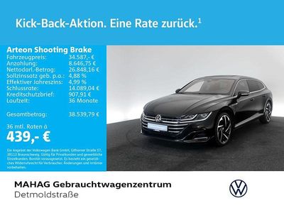 Gebraucht VW Arteon R-line 190 PS (139 kW) 2023 Deep black perleffekt Kombi