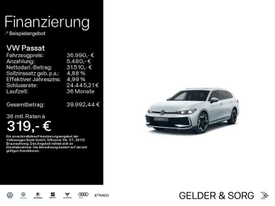 Gebraucht VW Passat R-line 150 PS (110 kW) 2024 Silber Kombi