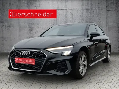Używany Audi A3 S-Line 150 KM (110 kW) 2022 Czarny Sedan/Limuzyna