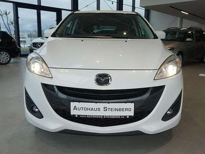 Gebraucht Mazda 5 Edition 116 PS (85 kW) 2012 Weiß Van / Kleinbus