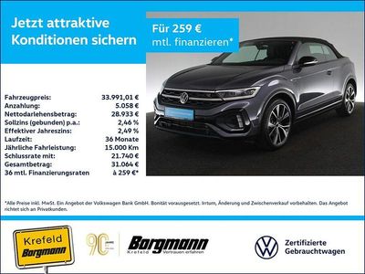 Brugt VW T-Roc Cabriolet R-line 150 HK (110 kW) 2025 Grå Cabriolet