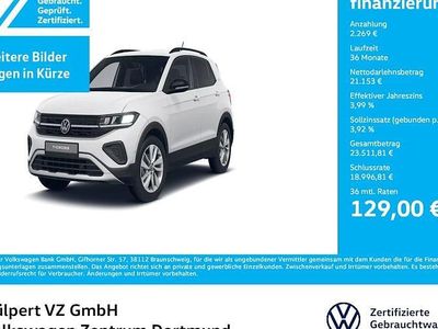 Weiß Gebraucht 2025 VW T-Cross Goal SUV | 23.422 € (Guter Preis)