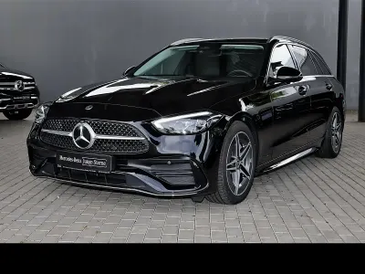 Gebraucht Mercedes C180 AMG 170 PS (125 kW) 2025 Metalliclack obsidianschwarz Kombi