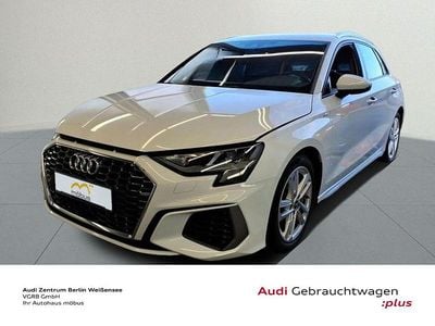 Gebraucht Audi A3 S-Line 150 PS (110 kW) 2023 Gletscherweiß metallic Limousine