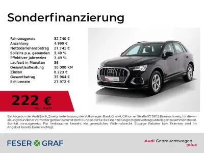 Gebraucht Audi Q3 Advanced Plus 150 PS (110 kW) 2025 Mythosschwarz metallic SUV