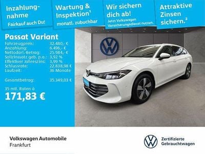 Oryxweiß perlmutteffekt Gebraucht 2025 VW Passat Business Kombi | 32.480 € (Guter Preis)