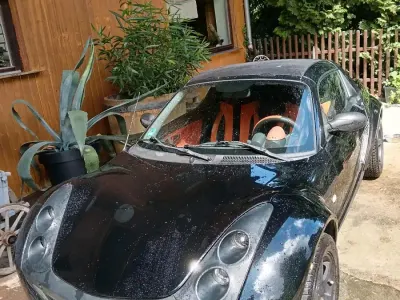 Gebraucht Smart Roadster 80 PS (58 kW) 2003 Schwarz Cabrio