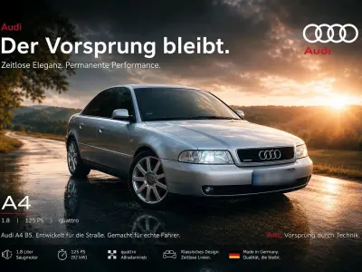 Gebraucht Audi A4 125 PS (91 kW) 1999 Silber Limousine